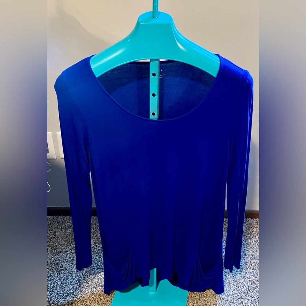 💜 BOGO Ladies Grace Tunic - Royal Blue - Size Large